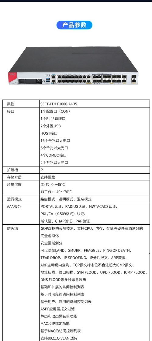 H3C SecPath F1000-AI 35企業(yè)級防火墻 以23999元享專業(yè)計算機軟件技術服務